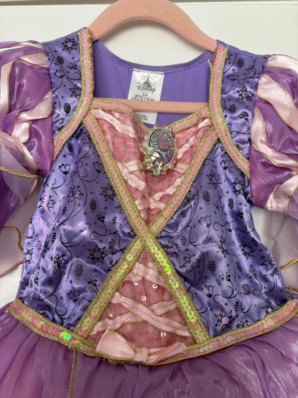 Disney Rapunzel Purple and Pink Princess Dress Costume - Picture 2 of 4